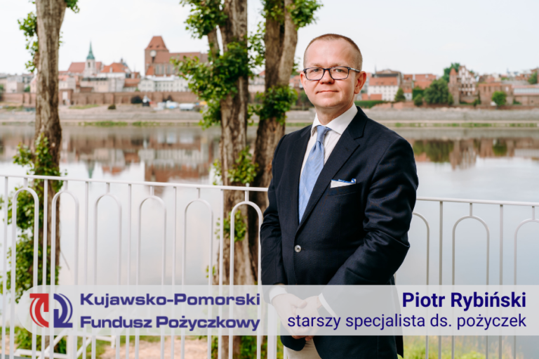 Piotr Rybiński, starszy specjalista ds. pożyczek, Kujawsko-Pomorski Fundusz Pożyczkowy